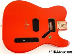 FENDER PLAYER II TELECASTER HH TELE BODY GUITAR PARTS, ALDER CORAL RED