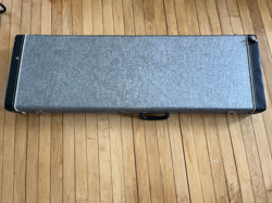 FENDER 1960S SILVER TOLEX MUSTANG DUO SONIC OR MUSIC MASTER HARDSHELL CASE