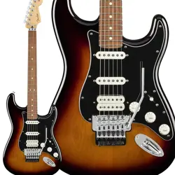 FENDER PLAYER STRATOCASTER WITH FLOYD ROSE, PAU FERRO FINGERBOARD, 3-COLOR SUNBU