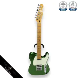 FENDER PLAYER PLUS TELECASTER ELECTRIC GUITAR COSMIC JADE - USED CONDITION