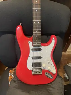 FENDER SQUIER BULLET BLACK NECK