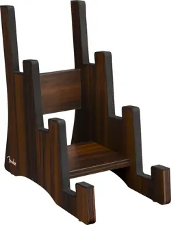 FENDER DELUXE WOODEN 3-TIER GUITAR STAND