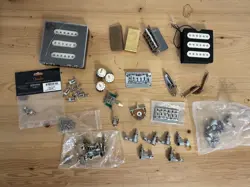 FENDER + SQUIER GUITAR PARTS LOT
