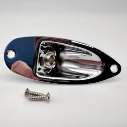 FENDER STRATOCASTER JACK PLATE AND JACK  MINT/NEW 24126