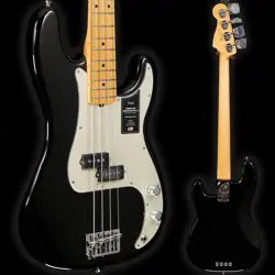 FENDER AMERICAN PROFESSIONAL II PRECISION BASS, MAPLE FB, BLACK