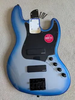 FENDER SQUIER CONTEMPORARY ACTIVE JAZZ BASS HH LOADED BODY, SKY BURST METALLIC