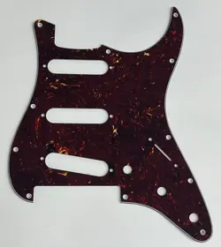 FOR FENDER PLAYER STRATOCASTER FLOYD ROSE SSS GUITAR PICKGUARD,BROWN TORTOISE