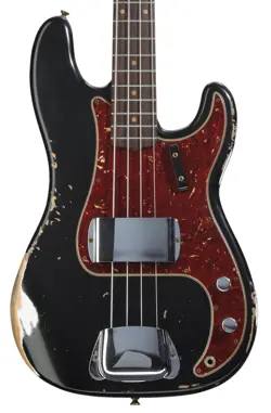 FENDER CUSTOM SHOP PRECISION BASS HEAVY RELIC - BLACK