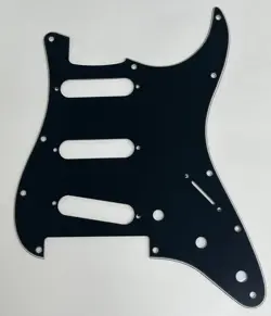 FOR FENDER PLAYER STRATOCASTER FLOYD ROSE SSS STYLE GUITAR PICKGUARD,3 PLY BLACK