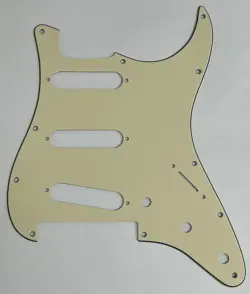 FOR FENDER PLAYER STRATOCASTER FLOYD ROSE SSS GUITAR PICKGUARD,VINTAGE YELLOW