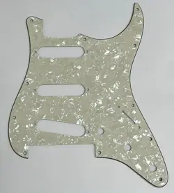 FOR FENDER PLAYER STRATOCASTER FLOYD ROSE SSS GUITAR PICKGUARD,IVORY WHITE PEARL