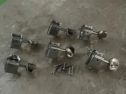 SET FENDER CHROME LOCKING VINTAGE STYLE GUITAR TUNERS JAPAN