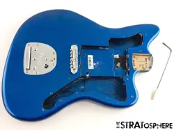 FENDER AMERICAN ULTRA JAZZMASTER BODY + HARDWARE USA GUITAR PARTS COBRA BLUE