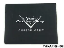 USA FENDER CUSTOM SHOP CUSTOM CARE BOOKLET MANUALS TAGS FROM 1954 TCP TELE