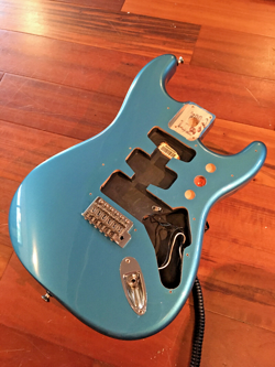 2017 FENDER STANDARD STRAT STRATOCASTER LAKE PLACID BLUE ALDER BODY W BRIDGE