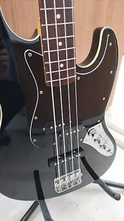 FENDER JAPAN AERODYNE JAZZ BASS USED ALDER BODY ROSEWOOD FINGERBOARD W/SOFT CASE