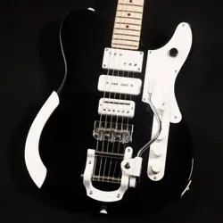 FENDER JACK WHITE TRIPLECASTER MAPLE FINGERBOARD BLACK S N:JW240639