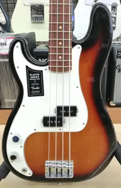 FENDER PLAYER SERIES PRECISION BASS L USED 2021 ALDER BODY MAPLE NECK W/GIG CASE