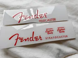 RED FENDER TELECASTER