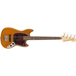 FENDER PLAYER MUSTANG BASS PJ, PAU FERRO FRETBOARD, AGED NATURAL