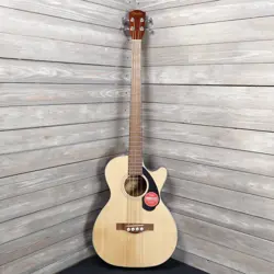 FENDER CB-60SCE ACOUSTIC BASS IS CRACKED TOP