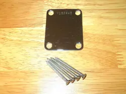 FENDER 2003 USA CHROME AMERICAN VINTAGE 57/62 FOUR BOLT STRATOCASTER NECK PLATE