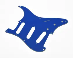 USA VINTAGE 8 HOLE ST GUITAR PICKGUARD SCRACH PLATE PURE BLUE  FOR FENDER