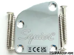 FENDER SQUIER CONTEMPORARY JAGUAR HH ST NECK PLATE, GUITAR PARTS CONTOUR