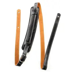 SOLDIER ADJUSTABLE GENUINE LEATHER GUITAR BASS STRAP FIT FENDER GIBSON EPIPHONE