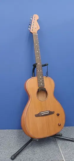 FENDER HIGHWAY SERIES PARLOR ACOUSTIC-ELECTRIC GUITAR WITH HARD CASE