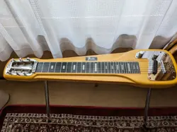 FENDER LAP STEEL GUITAR 6 STRINGS ELECTRIC HAWAIIAN GUITAR WITH HARD CASE STAND