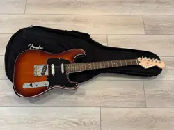 UPGRADED FENDER SQUIER PARANORMAL CUSTOM NASHVILLE STRATOCASTER CHOCOLATE BURST