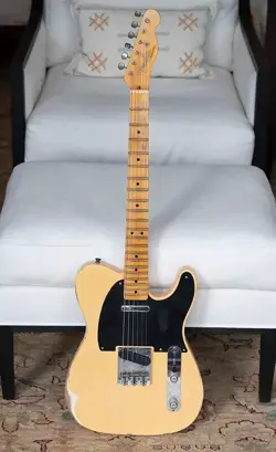 2022 FENDER CUSTOM SHOP '52 TELECASTER JOURNEYMAN RELIC AGED NOCASTER BLONDE