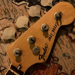1999-02 FENDER JAPAN JAZZ BASS NECK BLOCK INLAY