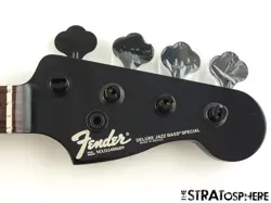 FENDER DUFF MCKAGAN DELUXE PRECISION BASS NECK & TUNERS BLACK CONTEMPORARY!