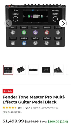 FENDER TONE MASTER PRO WITH EXPRESSION PEDAL