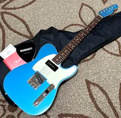 FENDER MIJ HYBRID II TELECASTER LAKE PLACID BLUE P-90 & CUSTOM SHOP 51 NOCASTER