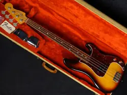 FENDER 1983 AMERICAN VINTAGE 62 PRECISION BASS 3-COLOR SUNBURST