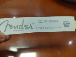 FENDER ST LOGO