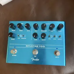 FENDER REFLECTING POOL DELAY REVERB PEDAL USED