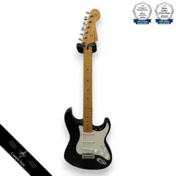 FENDER PLAYER STRATOCASTER ELECTRIC GUITAR BLACK MAPLE NECK