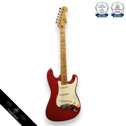 FENDER SQUIER SERIES STRATOCASTER ELECTRIC GUITAR FIESTA RED