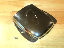 FENDER 1976 CHROME JAZZ BASS BRIDGE COVER