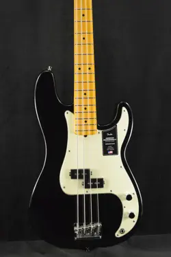 FENDER AMERICAN PROFESSIONAL II PRECISION BASS BLACK MAPLE FINGERBOARD