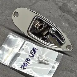 2010 FENDER USA STRATOCASTER OUTPUT JACK ASSEMBLY + SCREWS AMERICAN STRAT GUITAR