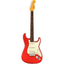 FENDER AMERICAN VINTAGE II 1961 STRATOCASTER ELECTRIC GUITAR (FIESTA RED)