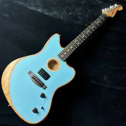 FENDER  ACOUSTASONIC PLAYER JAZZMASTER ROSEWOOD FINGERBOARD ICE BLUE