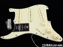 FENDER LEFTY AMERICAN PROFESSIONAL II STRAT LOADED PICKGUARD TIM SHAW V-MOD