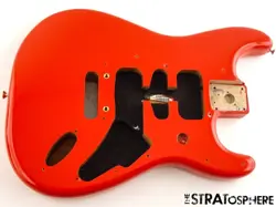 FENDER PLAYER II STRATOCASTER STRAT BODY GUITAR PART ALDER CORAL RED.