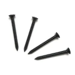 4 NECK MOUNTING SCREWS BLACK FIT FENDER 4 X 42MM
